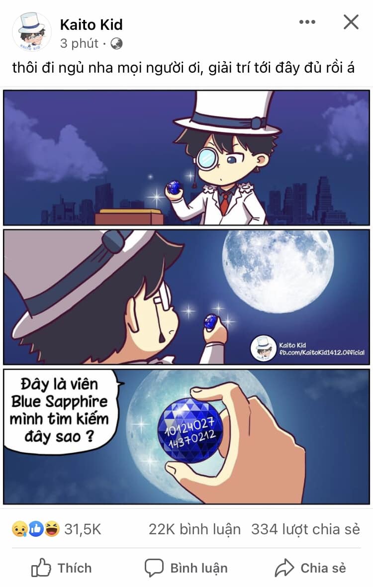 Kaito Kid cho dãy số ngầm dự đoán đề thi Văn tốt nghiệp THPT 2023, thí sinh nháo nhào trong đêm - Ảnh 1.
