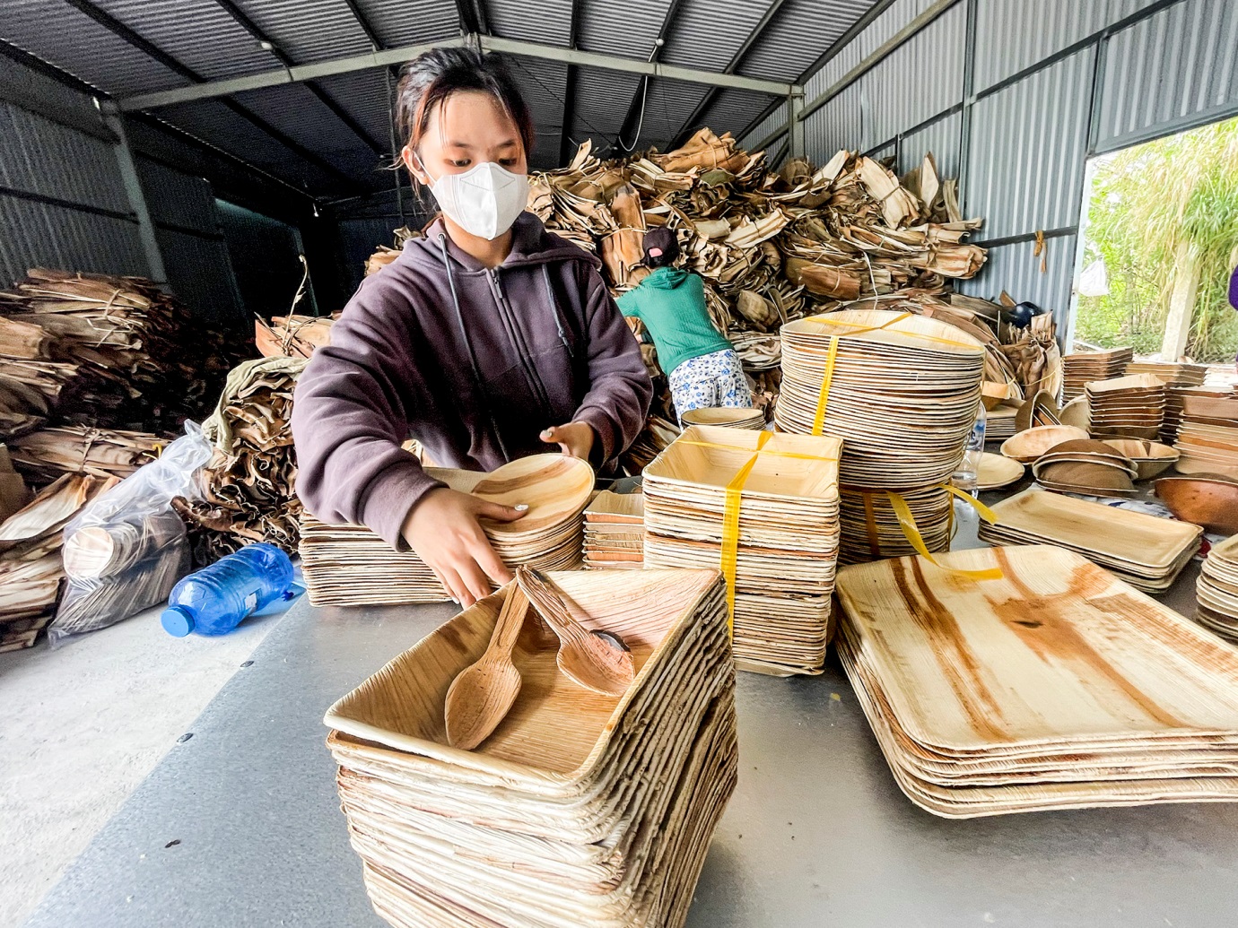Chàng trai biến mo cau thành chén, dĩa xuất khẩu - Ảnh 8.