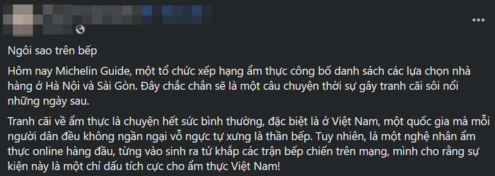 Tranh cãi trái chiều 4 nhà hàng Việt đạt sao Michelin: Kẻ tấm tắc khen, người chê không xứng - Ảnh 5.