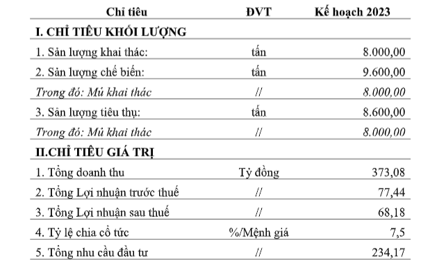 Cao su Tây Ninh (TRC): Lên kế hoạch lợi nhuận giảm 10%, mủ cao su mất giá - Ảnh 1.