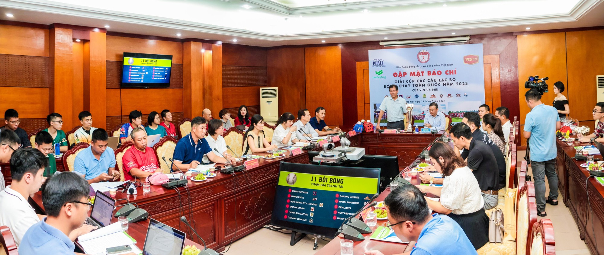 Cúp các CLB bóng chày toàn quốc 2023: Tuyển chọn chày thủ dự SEA Games 33 - Ảnh 1.
