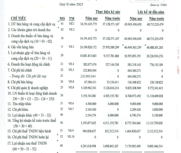 Cảng Cam Ranh (CCR): Lãi lũy kế 6 tháng giảm sâu 20,8% so với cùng kỳ năm 2022 - Ảnh 1. Cảng Cam Ranh (CCR): Lãi lũy kế 6 tháng giảm sâu 20,8% so với cùng kỳ năm 2022 - Ảnh 1.