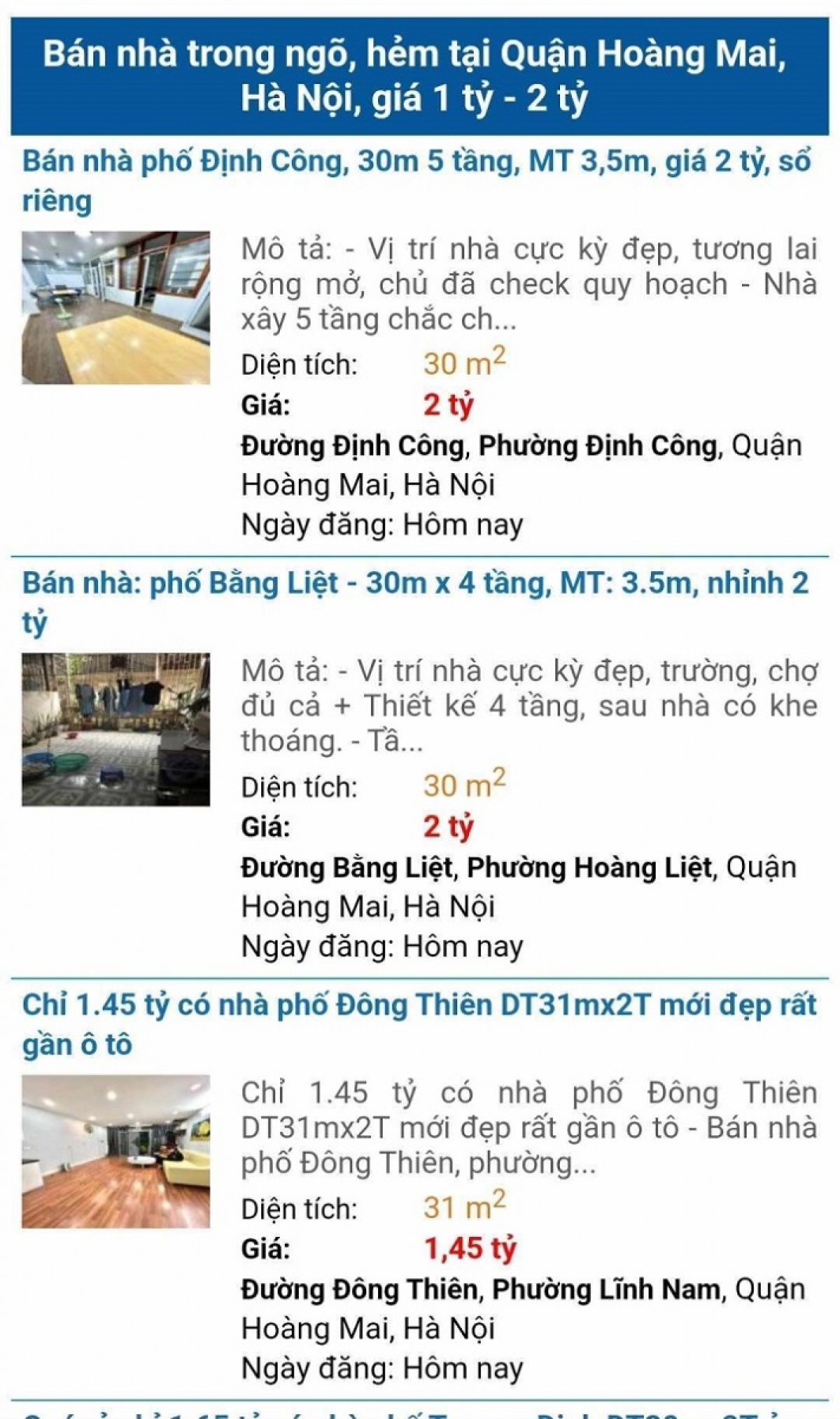 Dưới 2 tỷ đồng nên mua nhà đất ở đâu Hà Nội? - Ảnh 1.