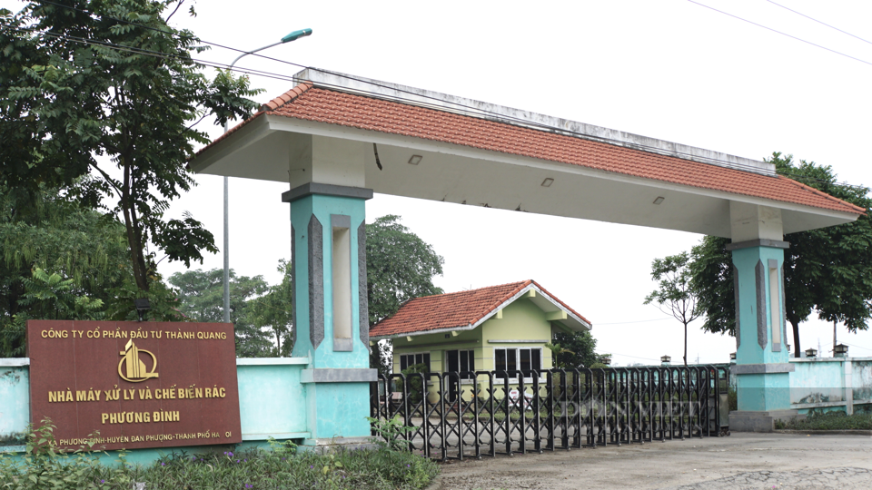Chủ đầu tư dự án nhà máy rác Phương Đình bị thu hồi nợ trước hạn - Ảnh 1.