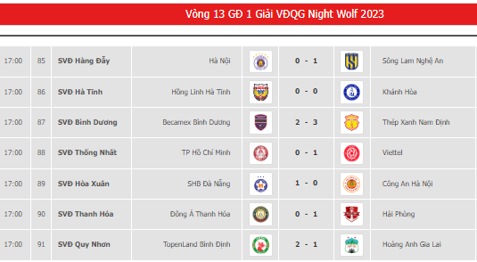 Kết quả vòng 13 V.League 2023: &quot;Sát thủ&quot; Rafaelson &quot;xé lưới&quot; HAGL  - Ảnh 4.