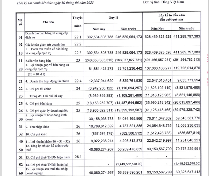 Vinasun (VNS): Vì sao lãi quỹ II giảm sút nhưng lãi 6 tháng vẫn tăng 34% so với cùng kỳ? - Ảnh 1. Vinasun (VNS): Vì sao lãi quỹ II giảm sút nhưng lãi 6 tháng vẫn tăng 34% so với cùng kỳ? - Ảnh 1.
