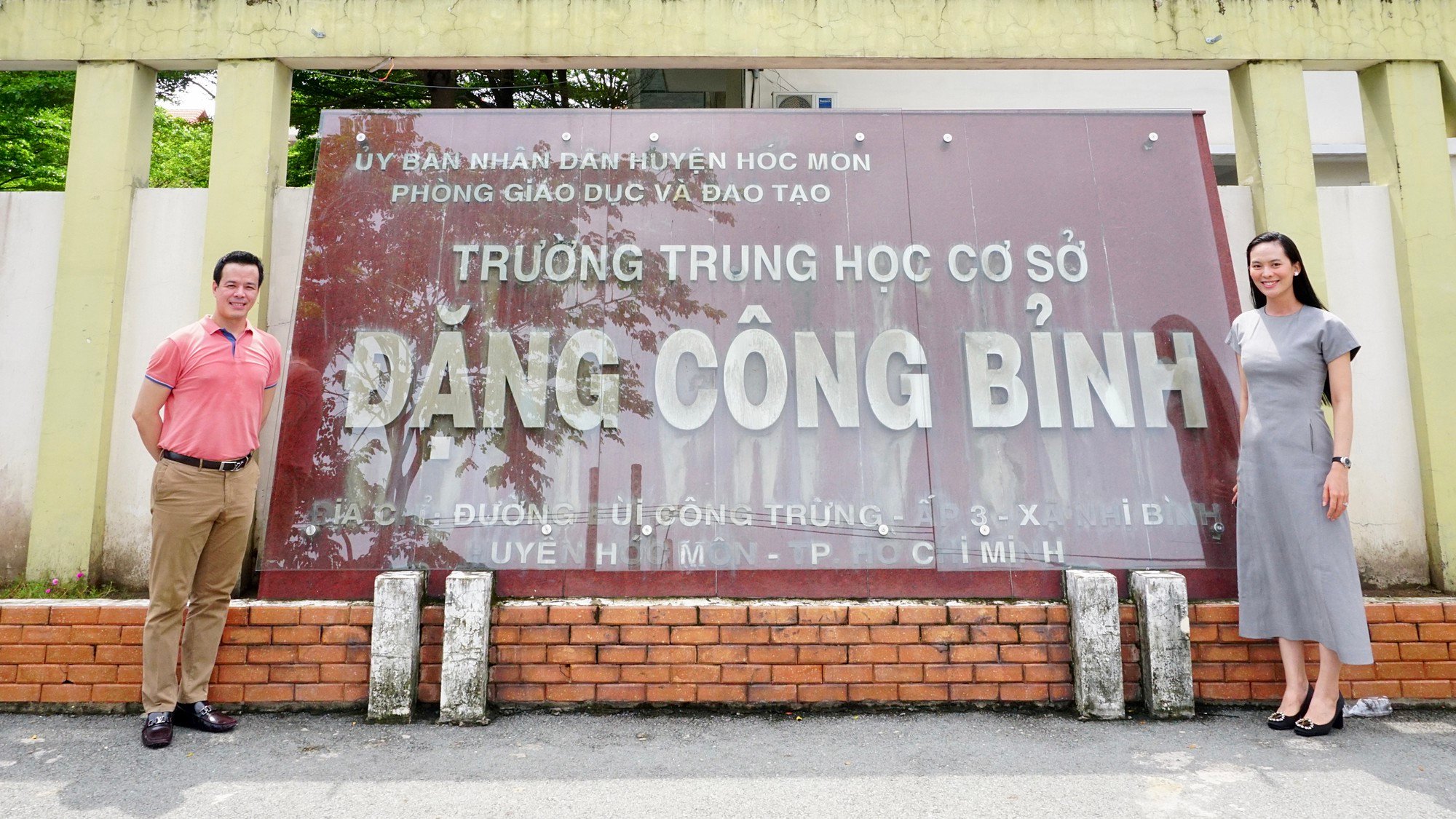 Cháu nội liệt sĩ Đặng Công Bỉnh về tận ngôi trường mang tên ông mình để tưởng nhớ về ông theo cách đặc biệt - Ảnh 4.