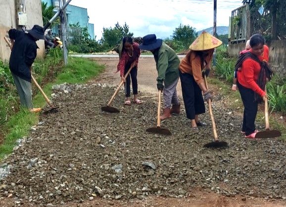 Mô hình thứ Bảy xây dựng nông thôn mới độc đáo của huyện có 6 cái nhất của Lâm Đồng - Ảnh 1.