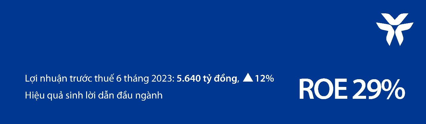 VIB: Lợi nhuận 6 tháng đầu năm 2023 tăng 12%, ROE đạt 29% - Ảnh 1.