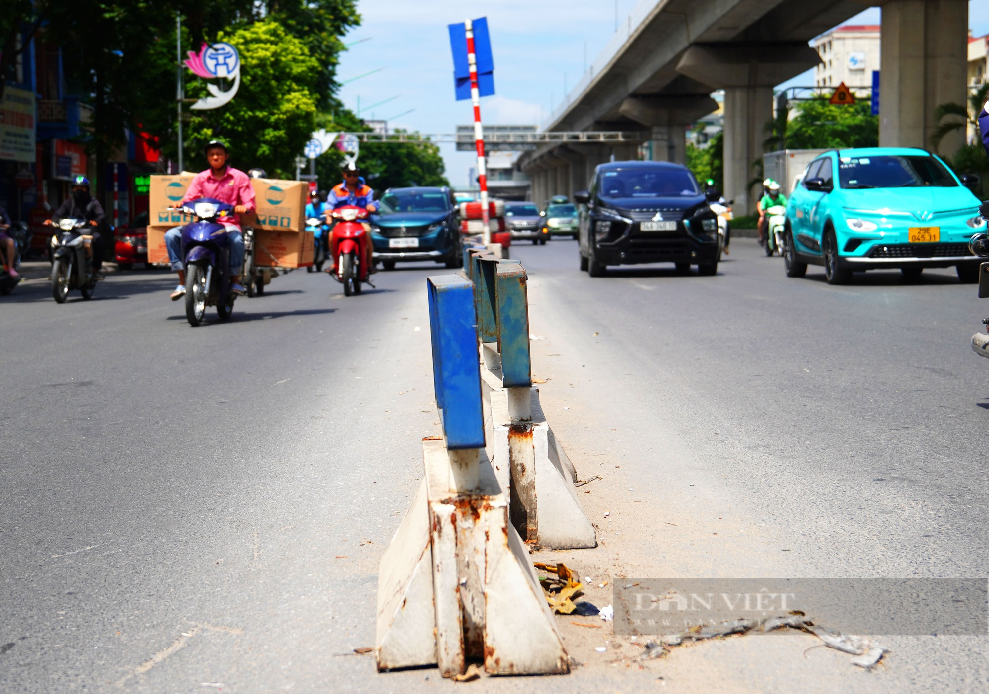Lộn xộn phân làn đường Nguyễn Trãi: Có cũng như không - Ảnh 10.