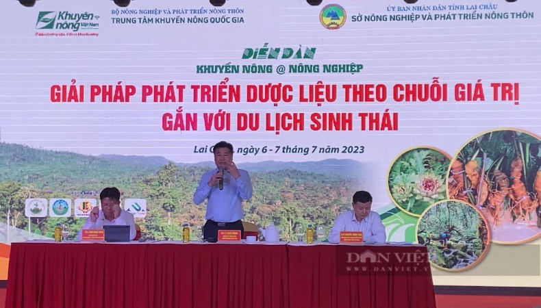 Lai Châu: Diễn đàn khuyến nông bàn Giải pháp Phát triển dược liệu theo chuỗi giá trị gắn với du lịch sinh thái - Ảnh 3.
