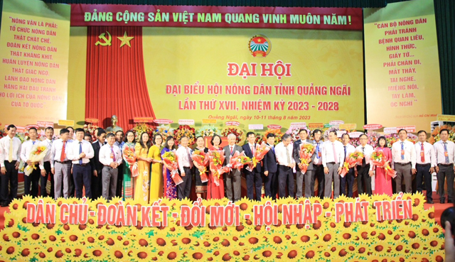 Ông Võ Tấn Lãm tái đắc cử Chủ tịch Hội ND tỉnh Quảng Ngãi, nhiệm kỳ 2023 – 2028 - Ảnh 4.
