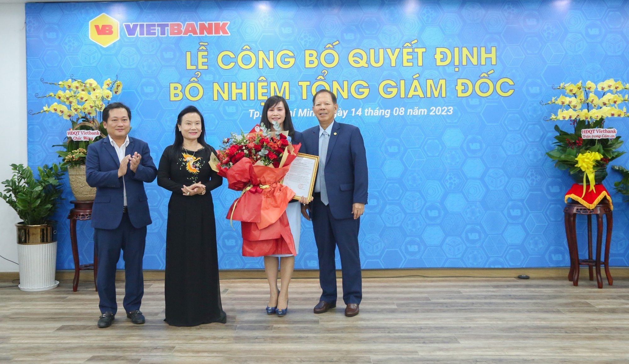 Bổ nhiệm &quot;nữ tướng&quot; Trần Tuấn Anh giữ chức Tổng Giám đốc Vietbank - Ảnh 1.