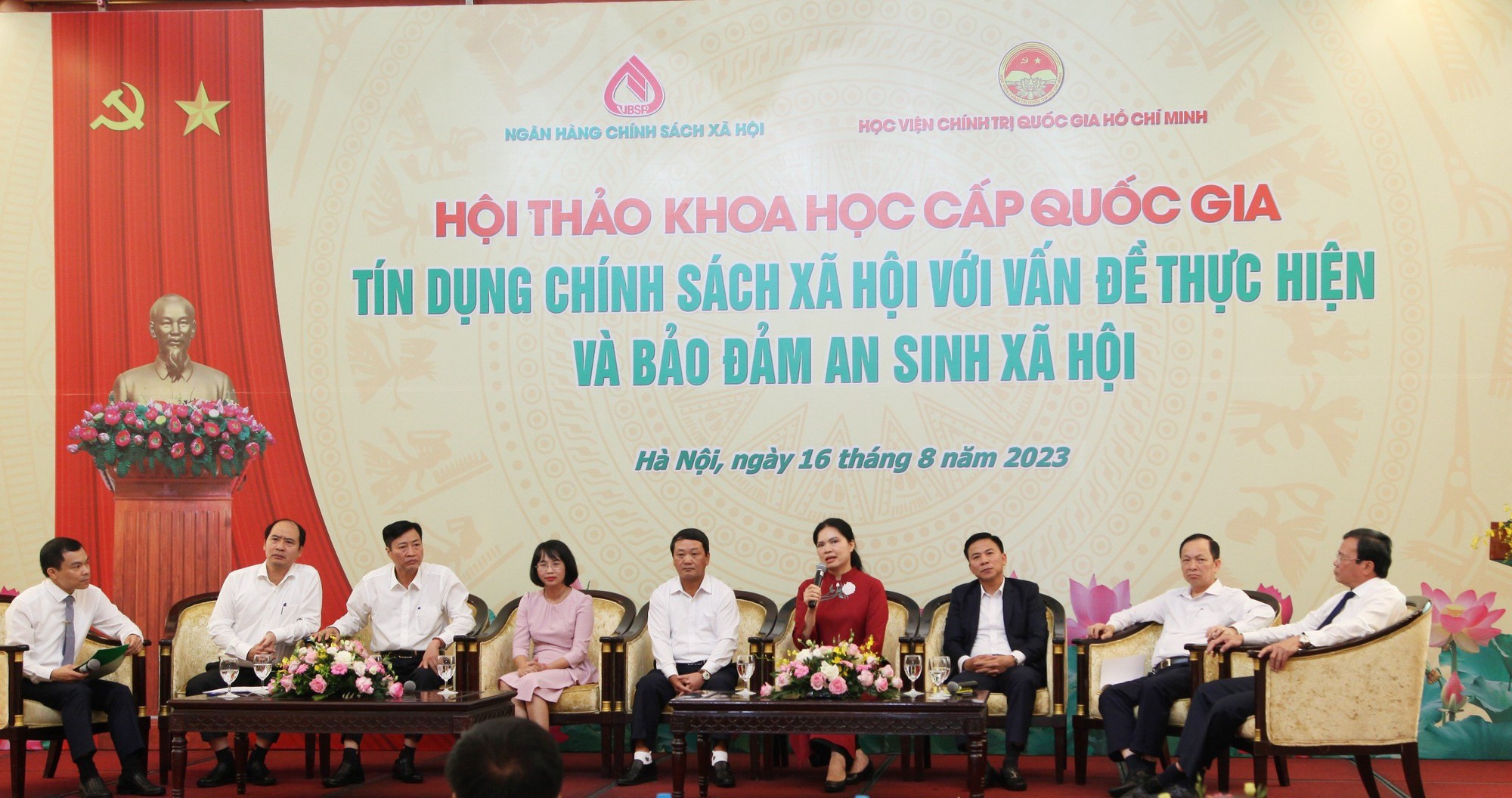 Hội thảo khoa học cấp quốc gia “Tín dụng chính sách xã hội với vấn đề thực hiện và bảo đảm an sinh xã hội”. - Ảnh 4.