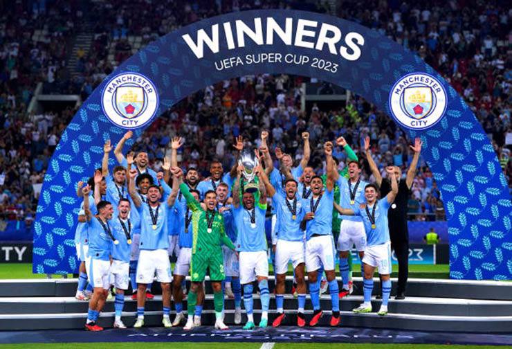Lập kỷ lục giành Siêu cúp châu Âu, HLV Guardiola chia sẻ điều gì? - Ảnh 2.