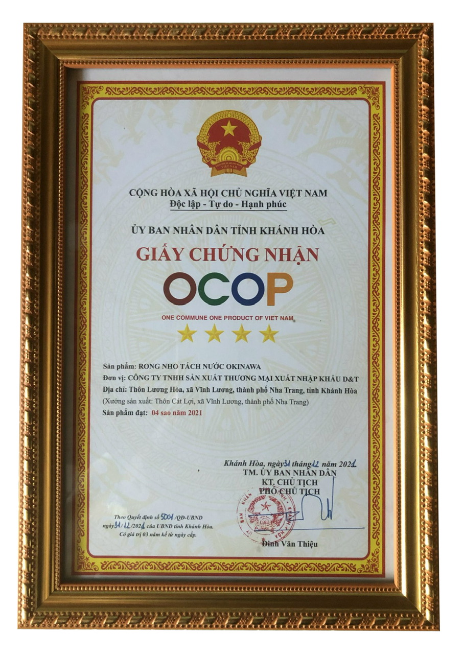 Sản phẩm rong nho OCOP 4 sao tham gia Tuần lễ hàng Việt Nam tại Thái Lan 2023 - Ảnh 3. Sản phẩm rong nho OCOP 4 sao tham gia Tuần lễ hàng Việt Nam tại Thái Lan 2023 - Ảnh 3.