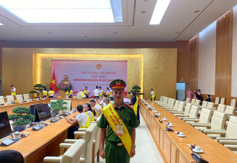 Những chiến sĩ Công an tiêu biểu trong hiến máu tình nguyện - Ảnh 3.