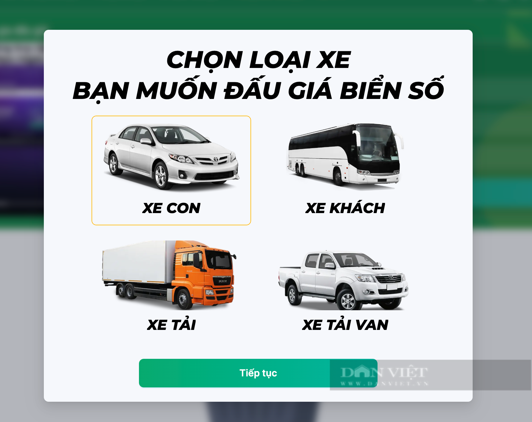Trang đấu giá biển số ô tô quá tải, người dân &quot;kêu trời&quot; - Ảnh 1.