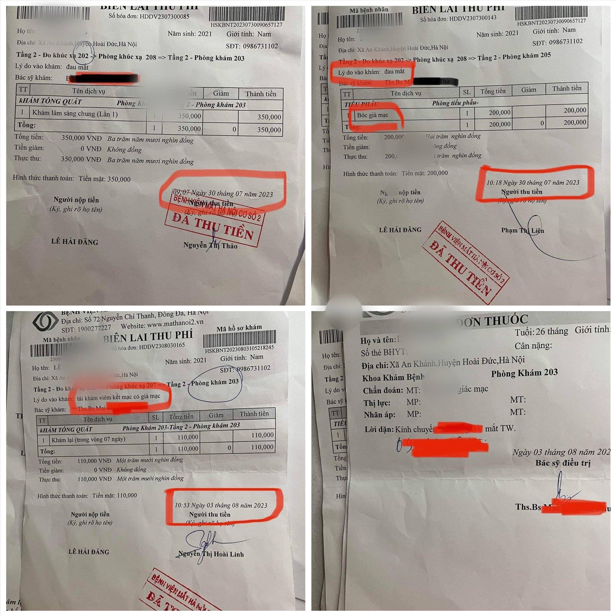 Bị tố làm hoại tử 1 bên mắt bé trai 2 tuổi khi bóc giả mạc, Bệnh viện Mắt Hà Nội 2 nói gì? - Ảnh 2.