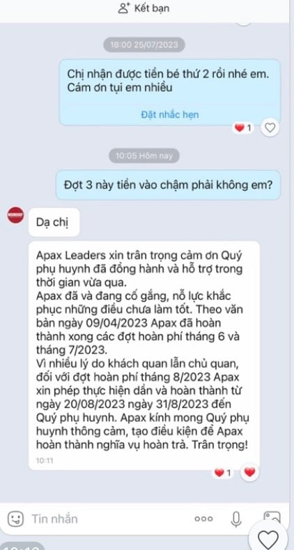 Chậm thanh toán đợt 3, Apax Leaders xin trả dần đến cuối tháng 8/2023 - Ảnh 2.