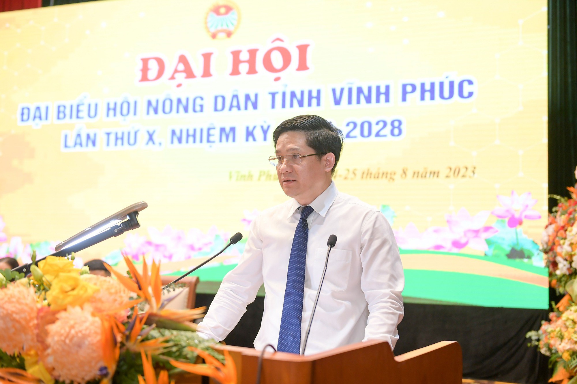 Đại hội đại biểu Hội Nông dân tỉnh Vĩnh Phúc lần thứ X, nhiệm kỳ 2023 – 2028: - Ảnh 4.