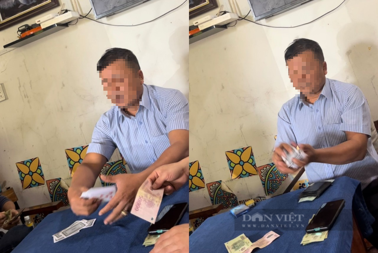Kỷ luật cán bộ đánh bài ăn tiền trong giờ làm việc - Ảnh 1.