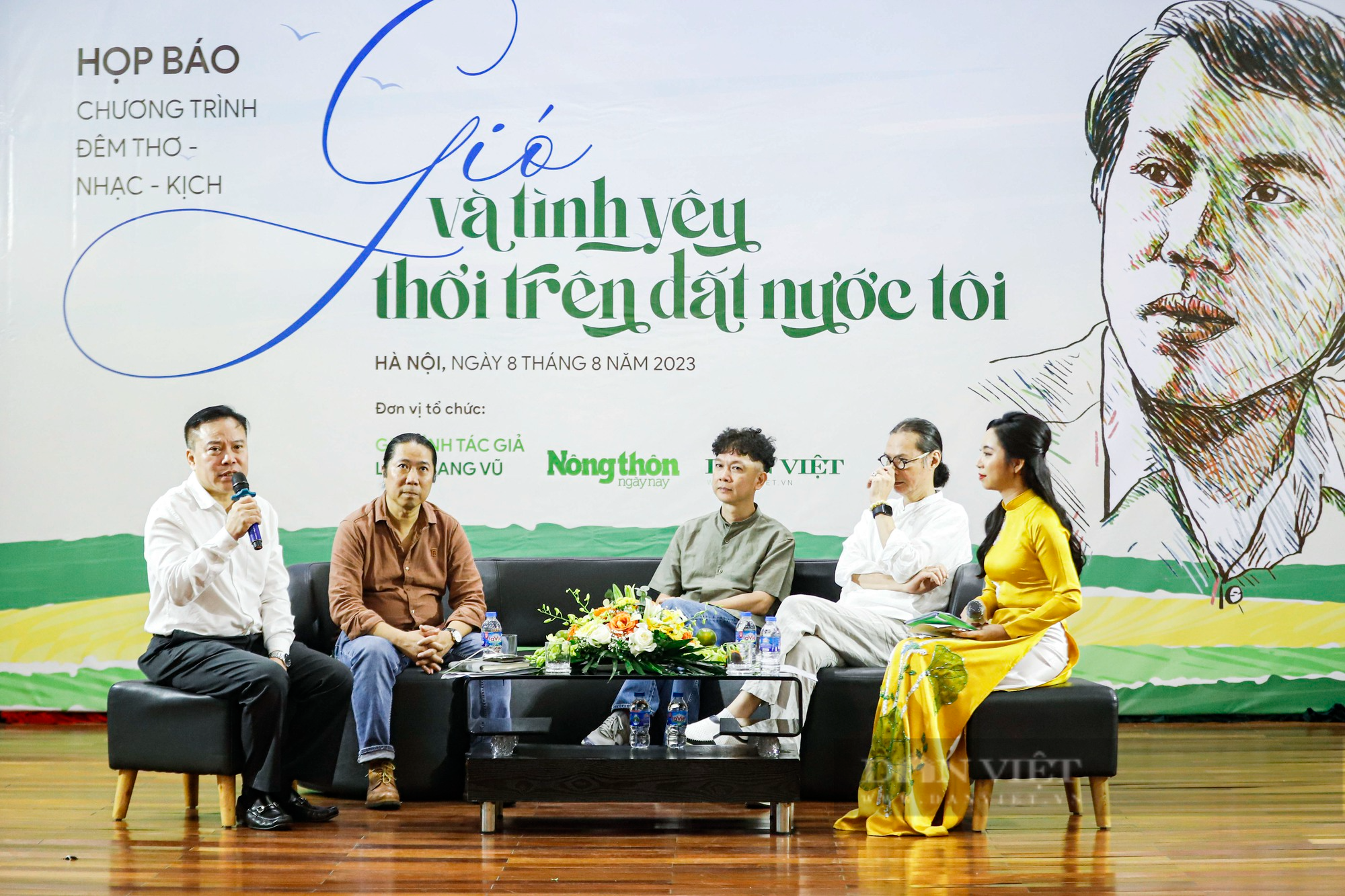 Hình ảnh họp báo đêm thơ-nhạc-kịch Lưu Quang Vũ - Ảnh 3.