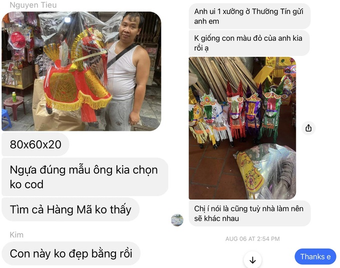 Lùng khắp Hà Nội để mua ngựa giấy gửi tặng vị khách Tây - Ảnh 2.