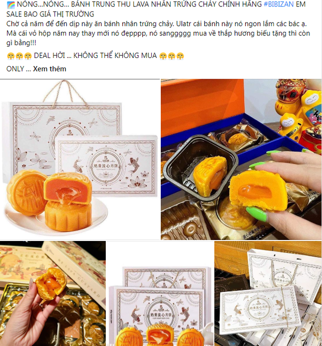 Bánh trung thu nhập lậu vẫn bán ngập chợ - Ảnh 4.