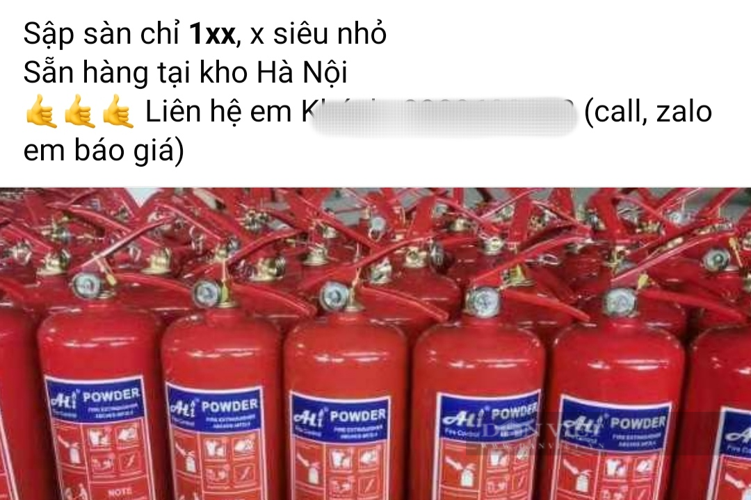 Đồ phòng cháy chữa cháy sôi động, &quot;chợ online&quot; giá rẻ bất ngờ - Ảnh 6.