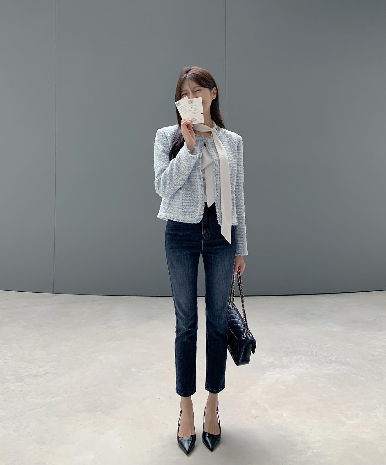 10 cách diện quần skinny thanh lịch, tôn dáng cao ráo - Ảnh 7.