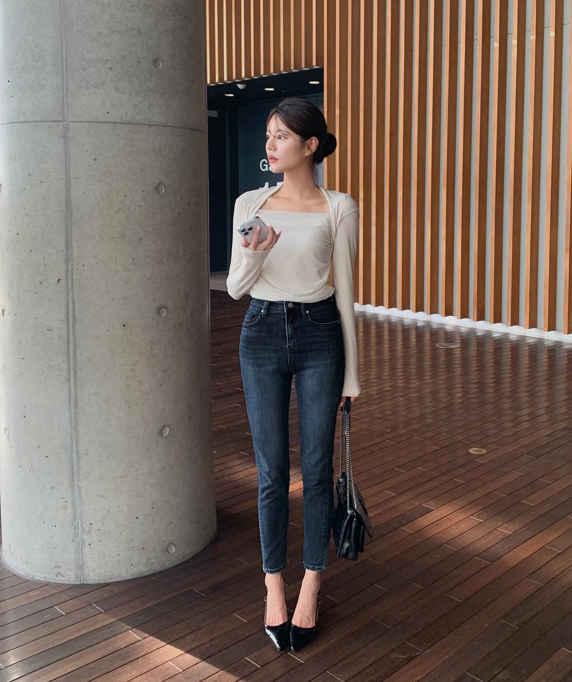 10 cách diện quần skinny thanh lịch, tôn dáng cao ráo - Ảnh 8.