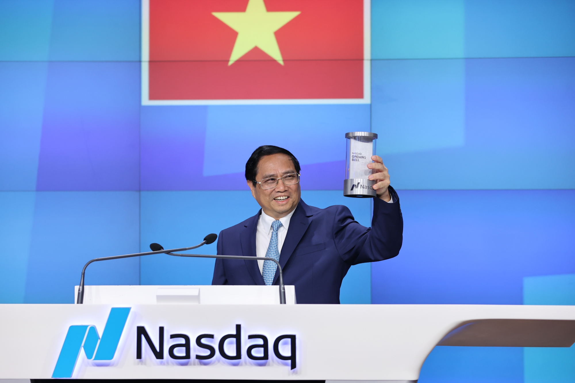 Thủ tướng Phạm Minh Chính mong muốn và đề nghị Nasdaq tăng cường hợp tác với Ủy ban Chứng khoán Nhà nước - Ảnh 3.