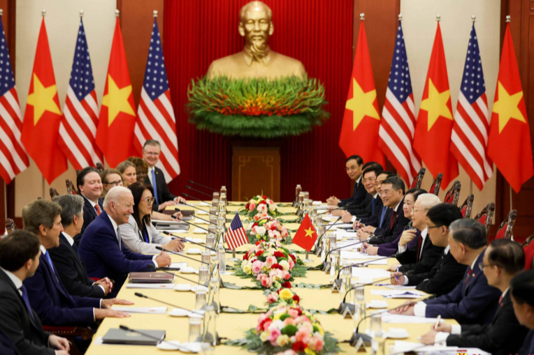 Luận điệu “bẻ lái”, xuyên tạc về đường lối đối ngoại của Việt Nam  - Ảnh 1.