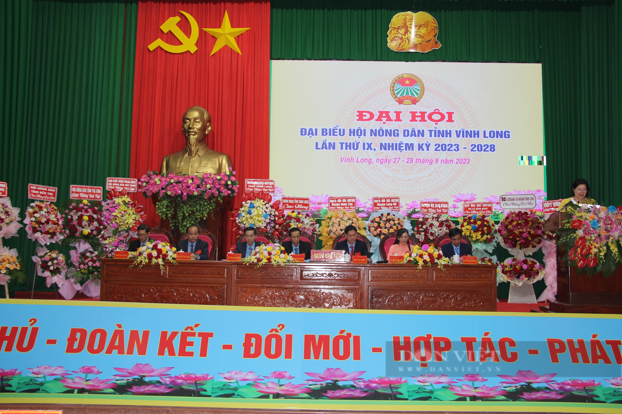 Bí thư Tỉnh ủy Vĩnh Long, Phó Chủ tịch TƯ Hội NDVN dự, chỉ đạo Đại hội Hội Nông dân tỉnh Vĩnh Long - Ảnh 1.
