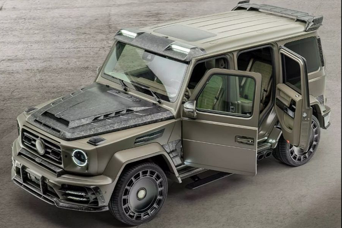 &quot;Soi&quot; Mercedes-AMG G63 độ Mansory cửa mở ngược kiểu Roll-Royce - Ảnh 1.