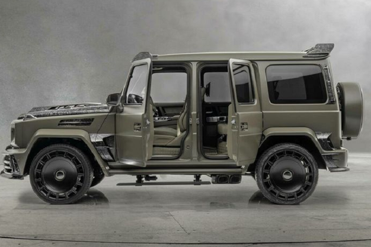 &quot;Soi&quot; Mercedes-AMG G63 độ Mansory cửa mở ngược kiểu Roll-Royce - Ảnh 6.