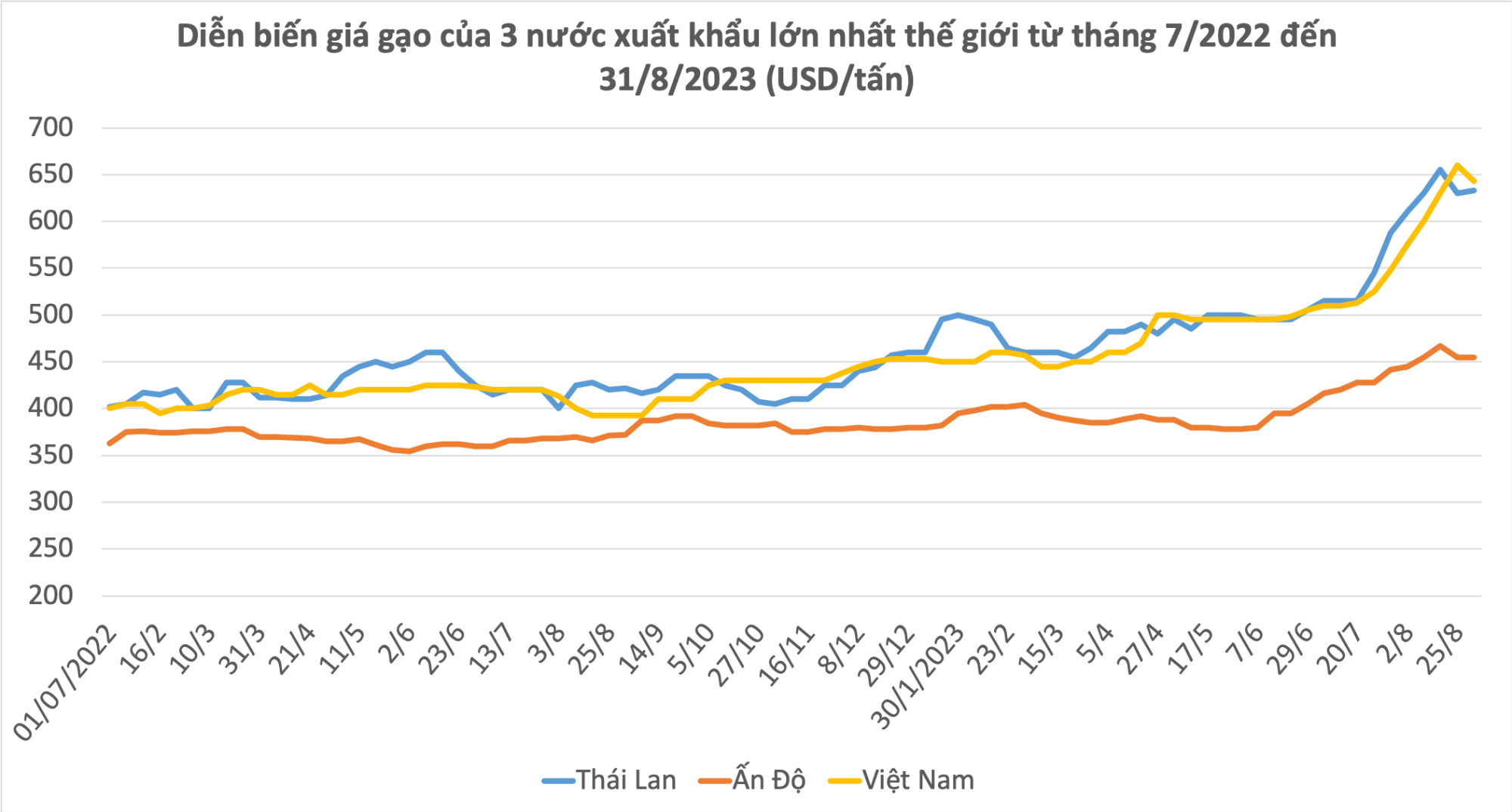 Xuất khẩu gạo Việt Nam vượt Thái Lan - Ảnh 2.