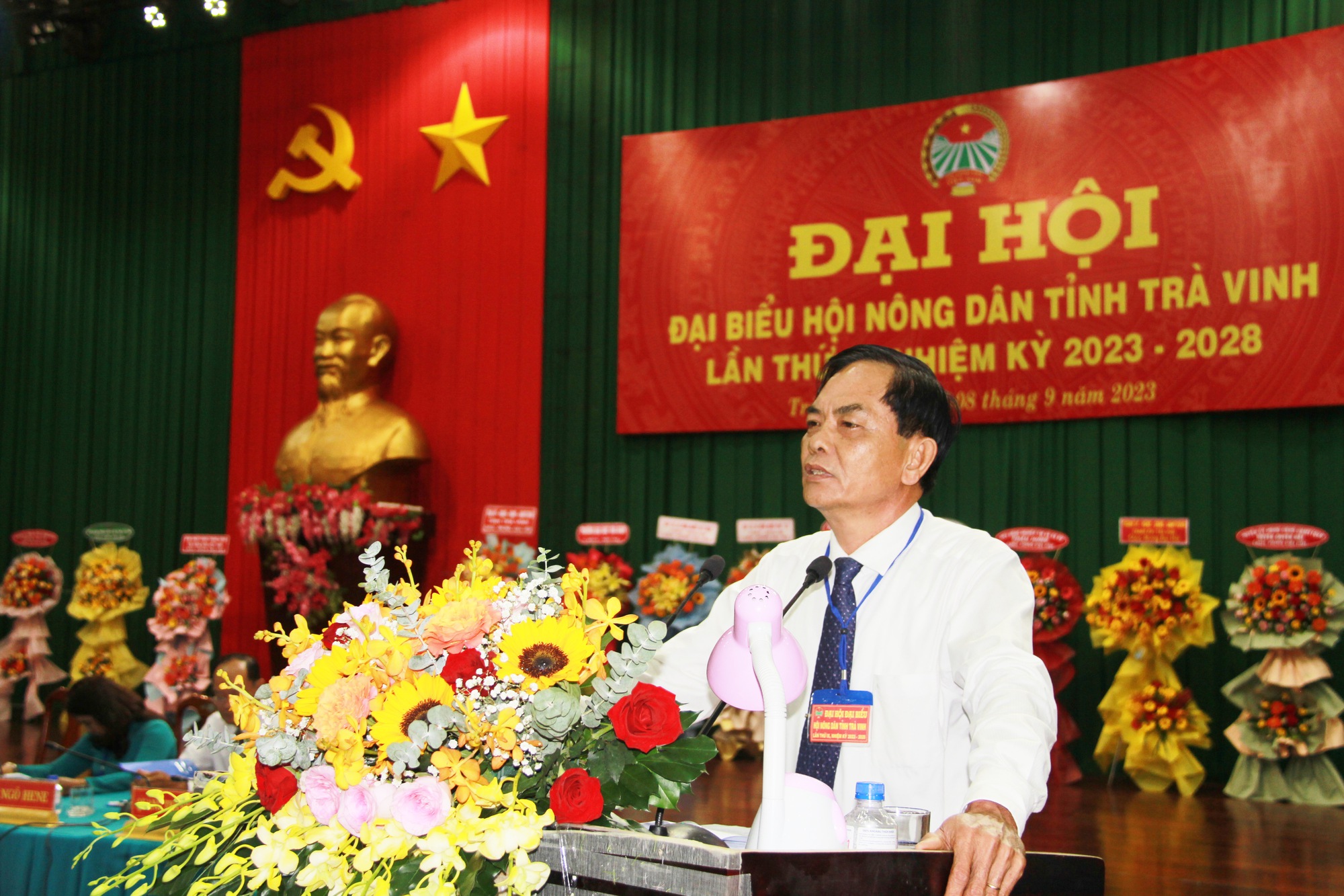Đại hội đại biểu Hội Nông dân tỉnh Trà Vinh lần thứ IX:  Hỗ trợ người dân theo hướng tích hợp đa giá trị - Ảnh 5.