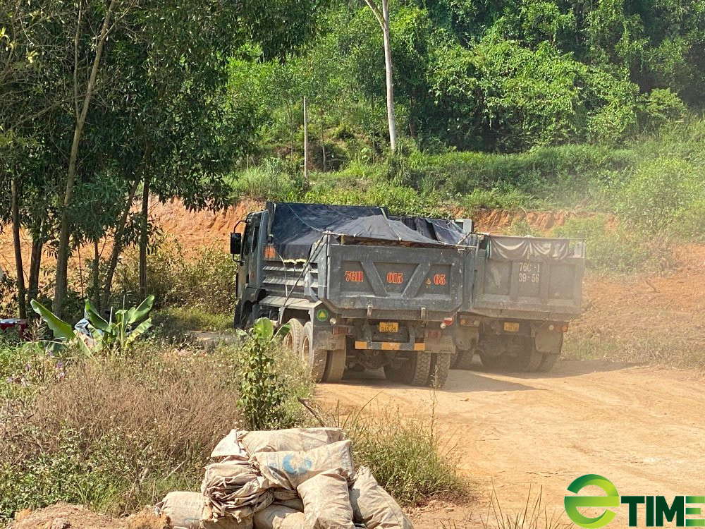 Quảng Ngãi: Mỏ đất Dông Cây Dừa vẫn đang nằm trong diện bị tạm dừng hoạt động - Ảnh 4. Quảng Ngãi: Mỏ đất Dông Cây Dừa vẫn đang nằm trong diện bị tạm dừng hoạt động - Ảnh 4.