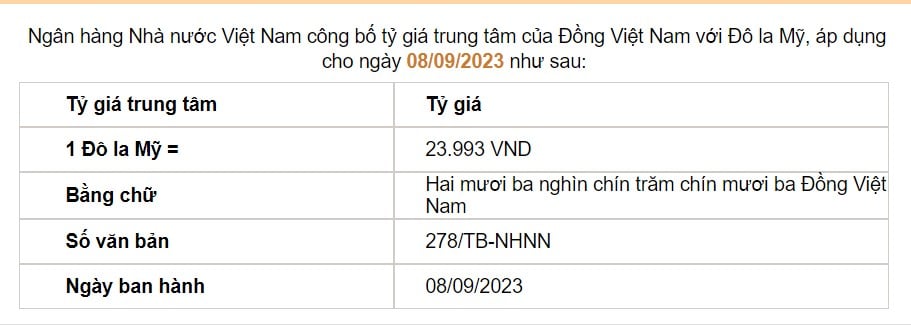 Tỷ giá USD hôm nay 8/9: Đồng USD tiếp đà đi lên, trụ vững là mức cao - Ảnh 2.
