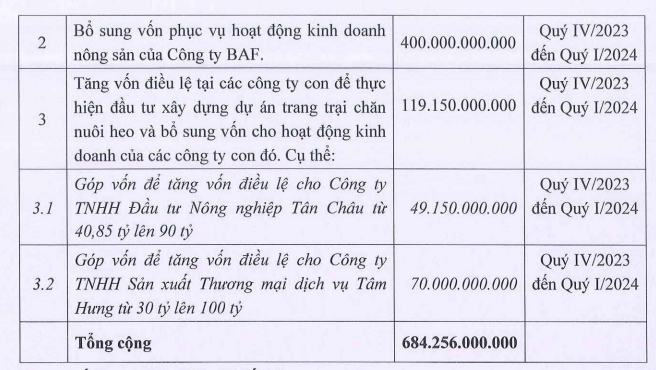 Vừa tăng vay nợ, BaF Việt Nam tiếp tục muốn huy động 684,3 tỷ đồng để làm gì? - Ảnh 3.