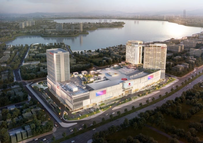 Vì Lotte Mall West Lake Hà Nội, Chủ tịch Lotte sắp đến Việt Nam - Ảnh 1.