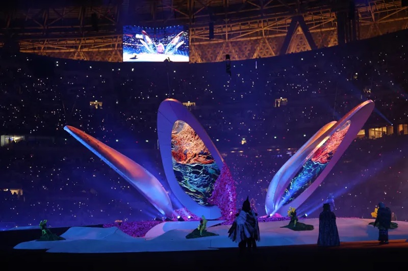 Chùm ảnh lễ khai mạc Asian Cup 2024: Lung linh huyền ảo- Ảnh 12.