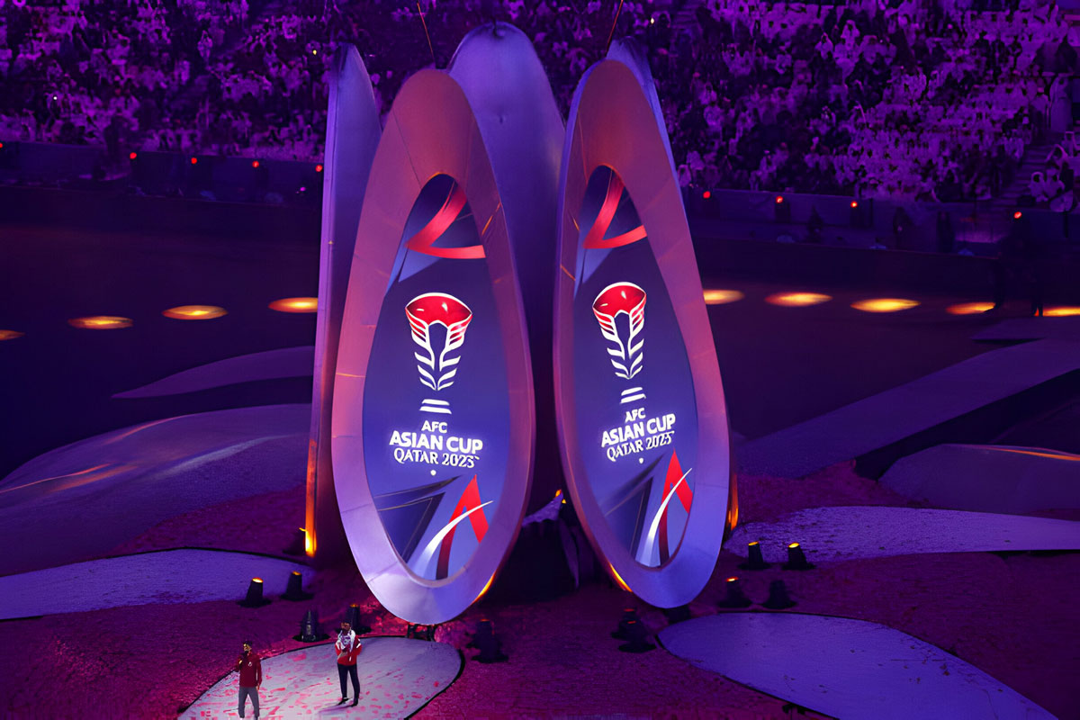 Chùm ảnh lễ khai mạc Asian Cup 2024: Lung linh huyền ảo- Ảnh 15.