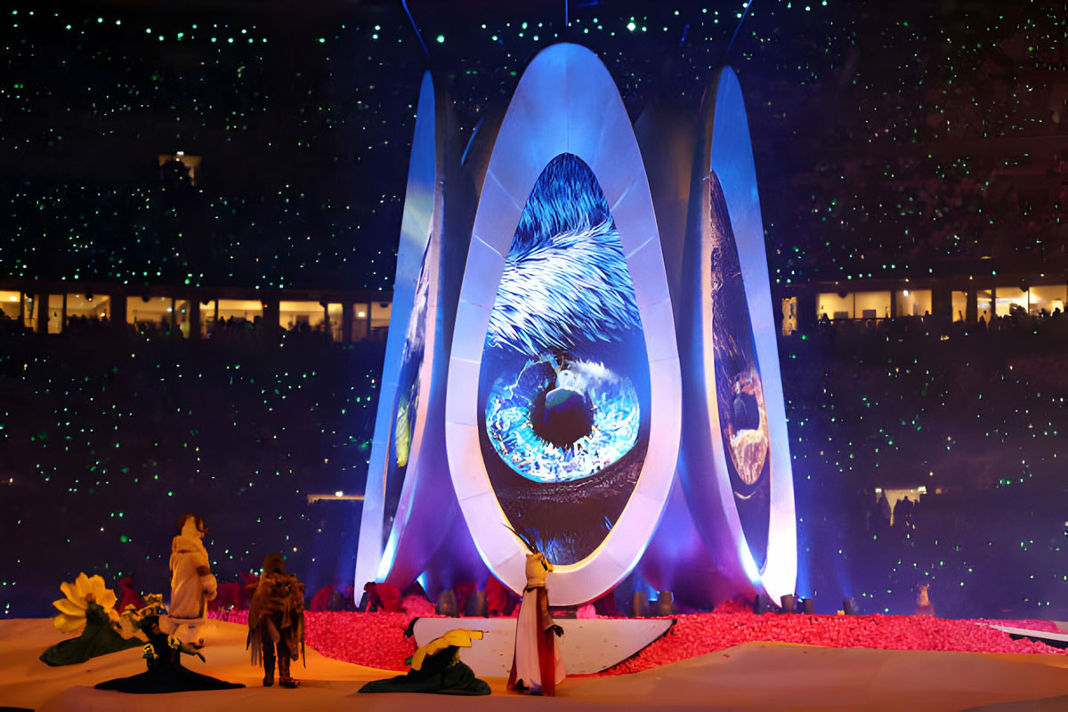 Chùm ảnh lễ khai mạc Asian Cup 2024: Lung linh huyền ảo- Ảnh 5.