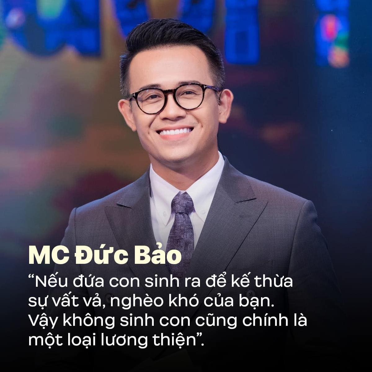 MC Đức Bảo xin lỗi về phát ngôn gây tranh cãi, khẳng định sinh con là quyền của mỗi người- Ảnh 1.