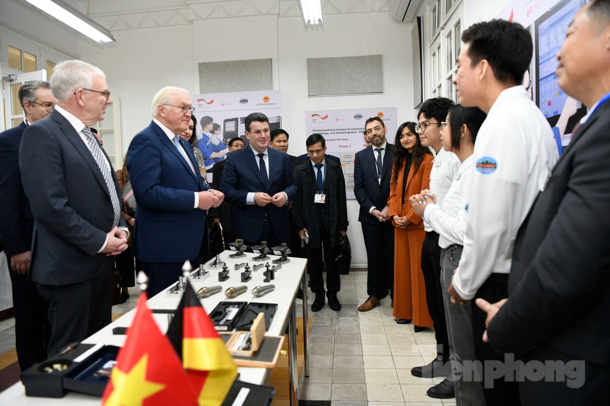 Tổng thống Đức Frank- Walter Steinmeier và Phu nhân thăm Văn Miếu - Quốc Tử Giám- Ảnh 10.