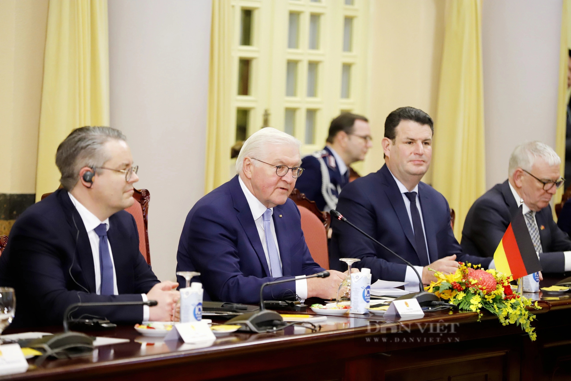 Hình ảnh Lễ đón Tổng thống Đức Frank-Walter Steinmeier và Phu nhân thăm cấp Nhà nước tới Việt Nam- Ảnh 11.