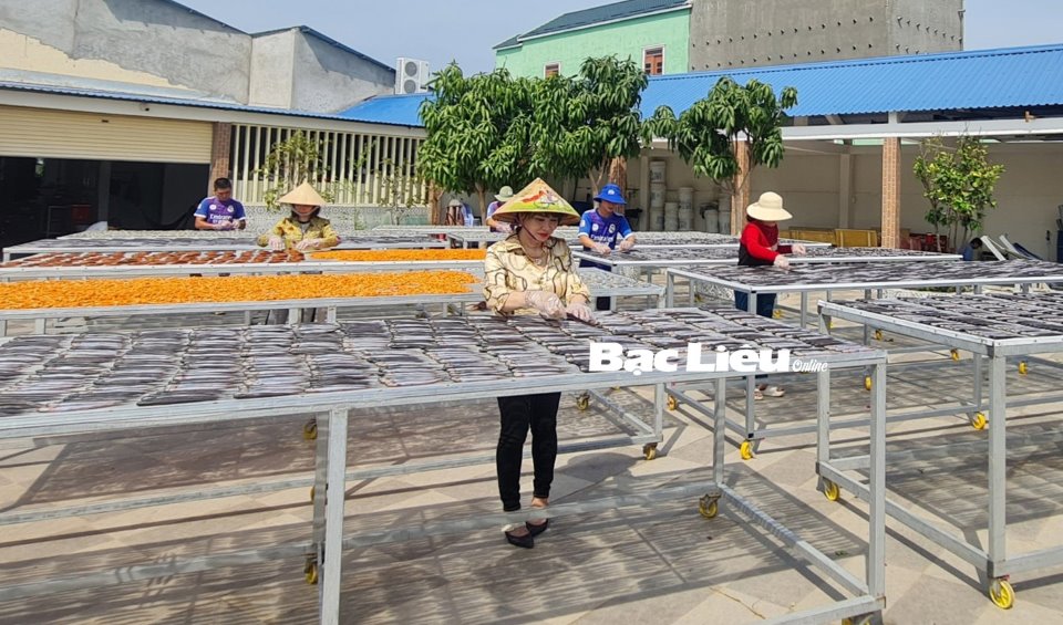 Đặc sản Bạc Liêu dịp Tết, chả tôm, khô cá hút hàng, con ba khía muối bao nhiêu cũng bán hết sạch- Ảnh 1.